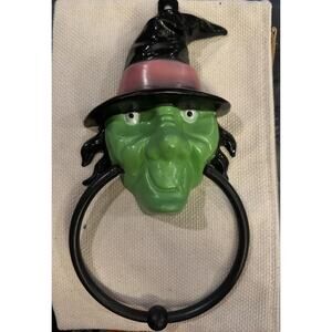 Halloween Witch Door‎ Knocker Haunted Decorations